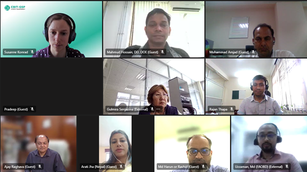 Participants of the Webinar