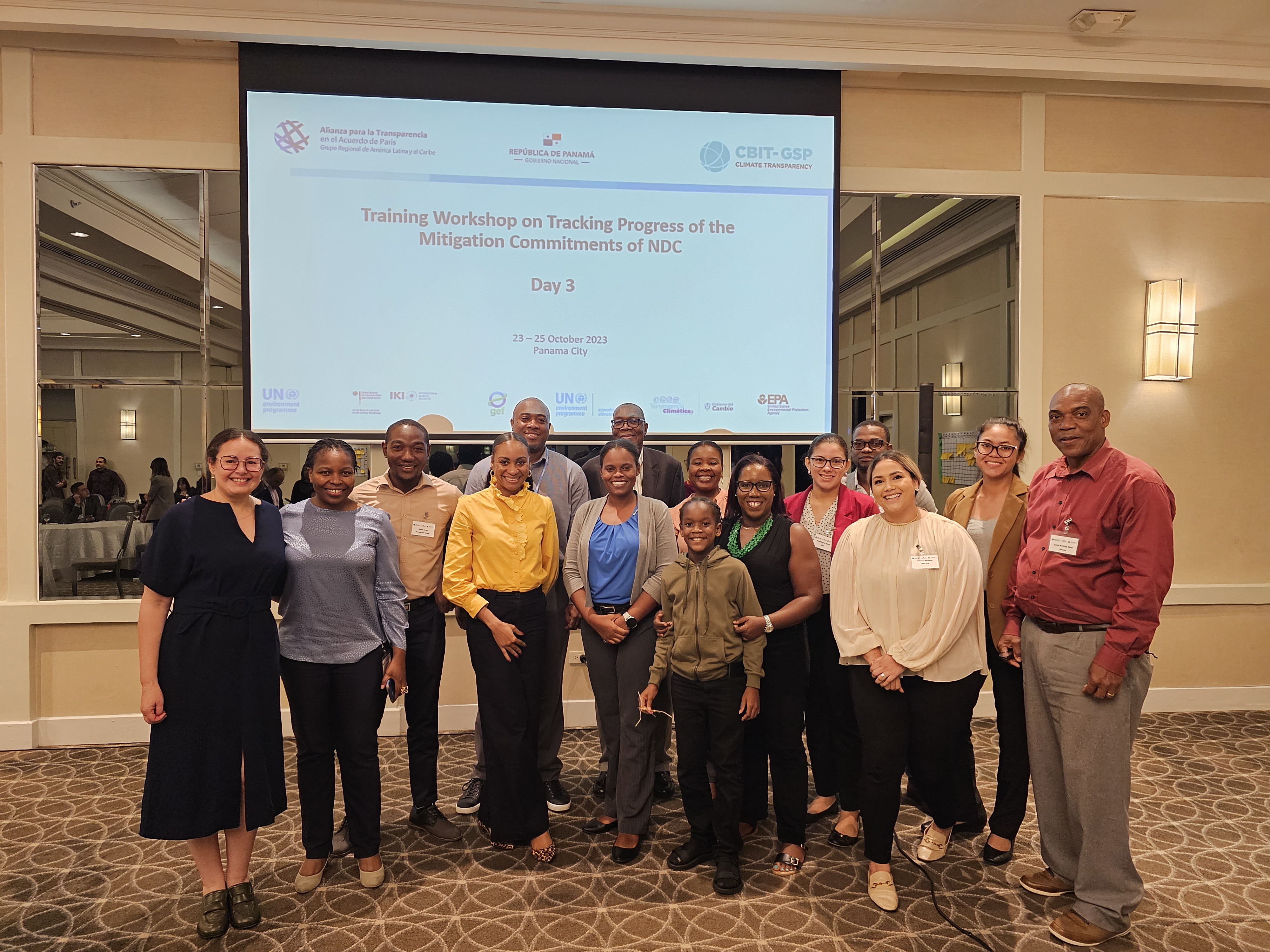 Anglophone Caribbean NDC Tracking Training Workshop Participants