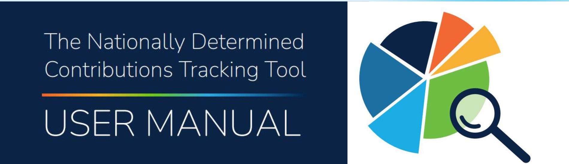 Picture of user manual of the NDC tracking tool