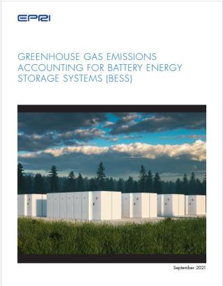 Greenhouse Gas Emissions Accounting for Battery Energy Storage Systems (BESS)