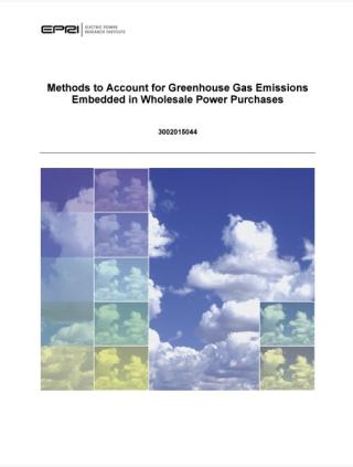 Methods to Account for Greenhouse Gas Emissions Embedded in Wholesale Power Purchases 