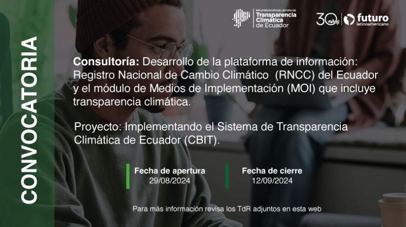 Registro Nacional de Cambio Climatico Ecuador