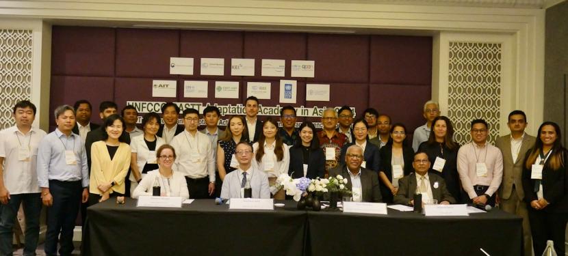 Group photo of the 2024 UNFCCC-CASTT Adaptation Academy in Asia