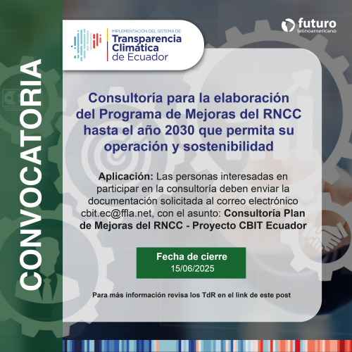Programa de mejoras RNCC