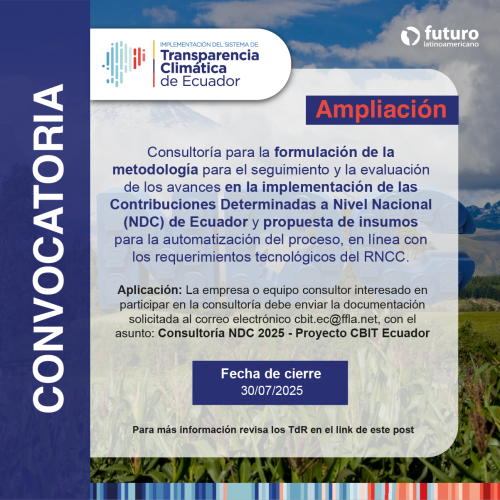 Seguimiento NDC Ecuador